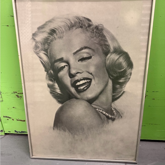 Art | Vintage Marilyn Monroe Black And White Portrait Poster | Poshmark